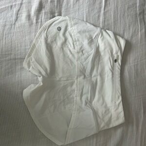 White Athletic Lulu short